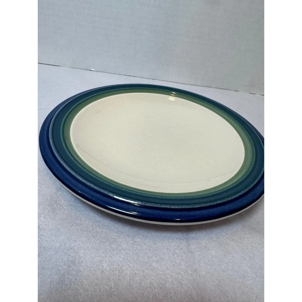 Pfaltzgraff Dinner Plates Set of 4 Blue Green Pre-Owned Ocean Breeze